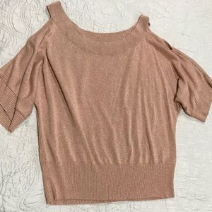 NWOT: XL Sparkling Rose Sweater